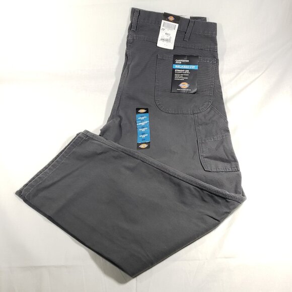 Dickies Other - Dickies Men's Relaxed-Fit Carpenter Jean Rinsed Slate Straight Leg 40x32 1932RSL